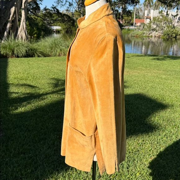 Loro Piana Camel Suede Leather Jacket - Picture 9 of 13